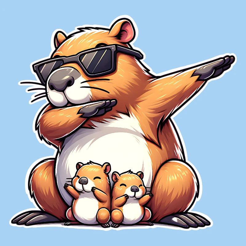 Capybara Papa