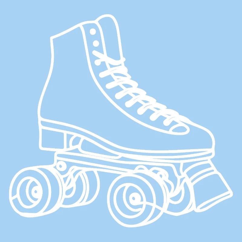 Roller Skates Zeichnung