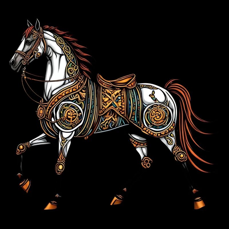 Cheval steampunk