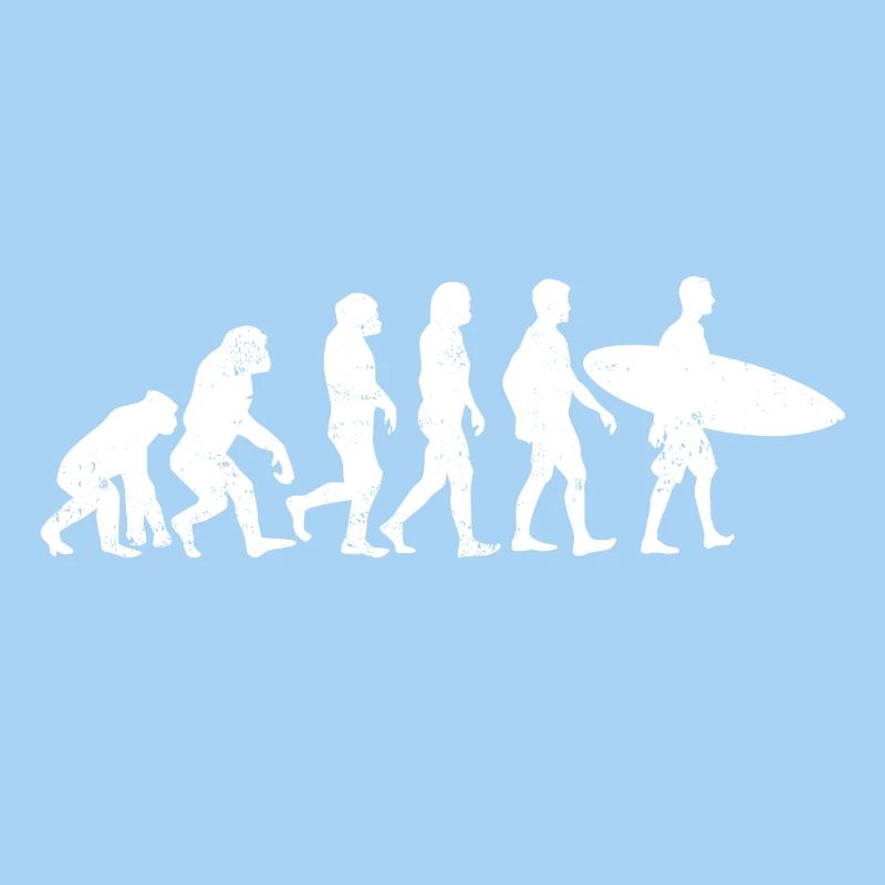 Surfer evolution surfing surfing wave gift