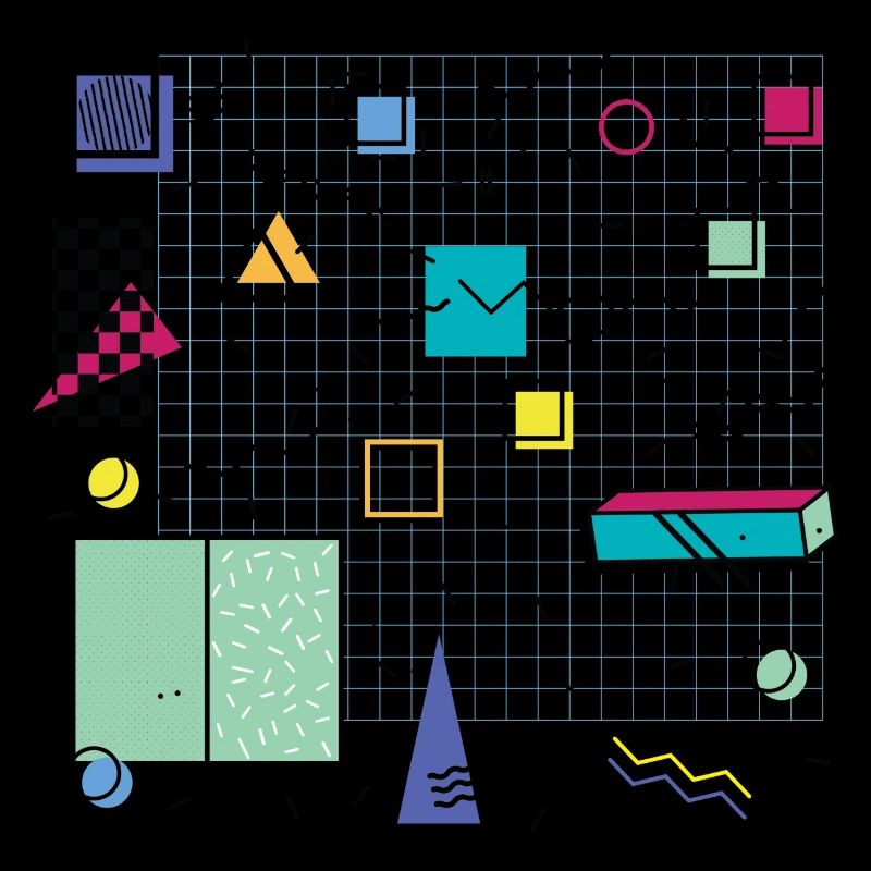 Eldram's Eighties Abstract 01