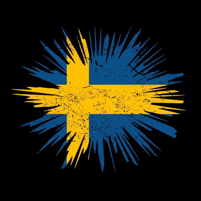 Cadeau Splatter Pays Roots Suède