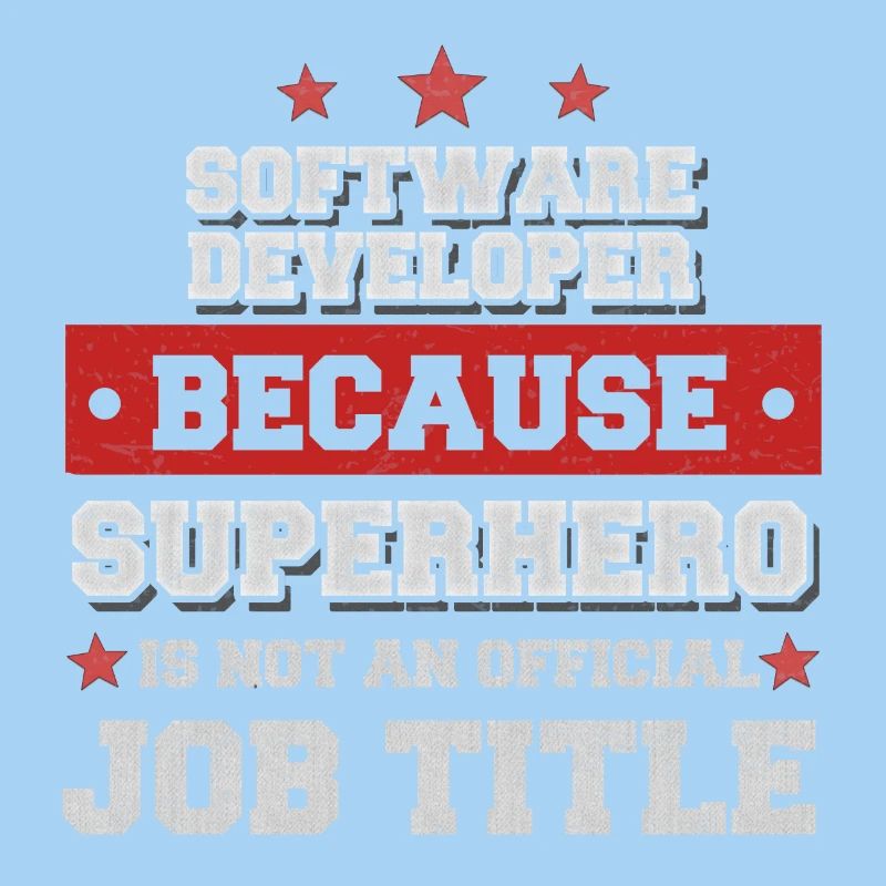Software Developer Superhero Shirt