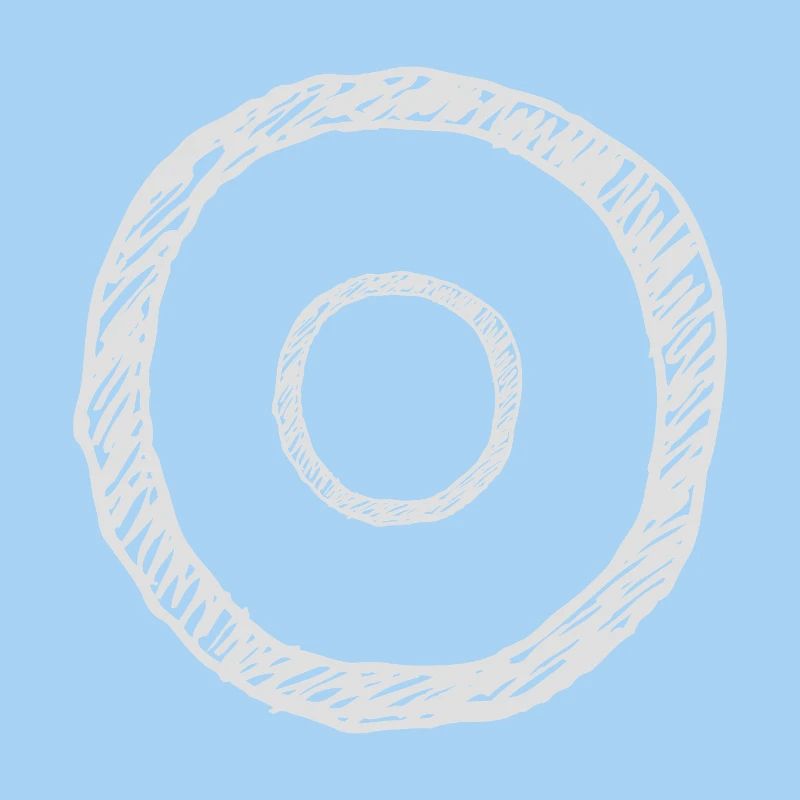 Minimal Circles White