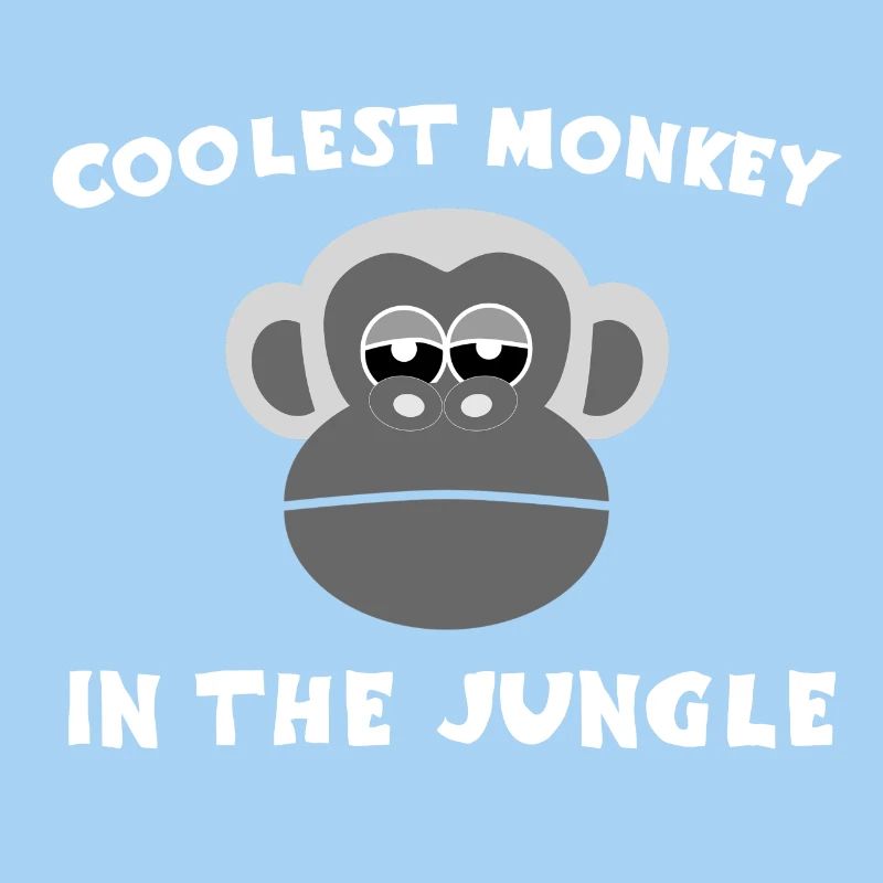 Coolest Monkey in the Jungle Gift Funny
