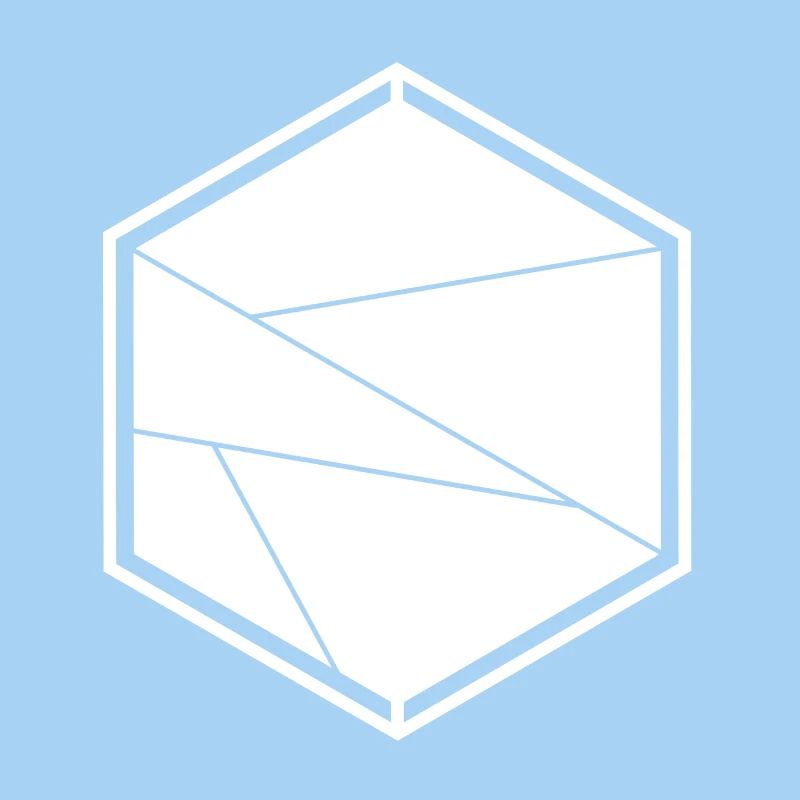 Abstract hexagon