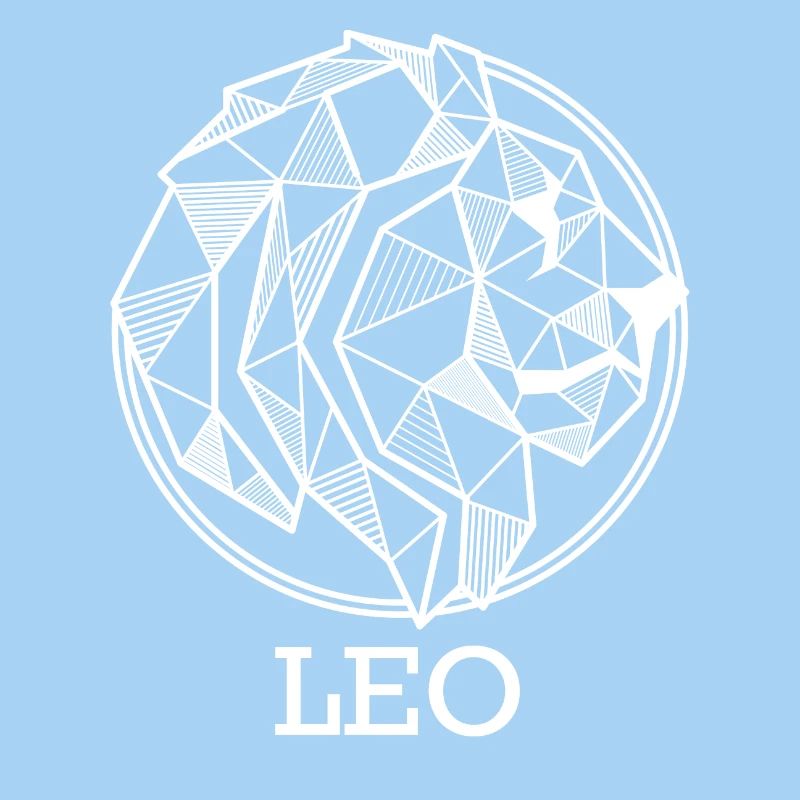 Sternzeichen Löwe Geschenk geometrisch leo Astro