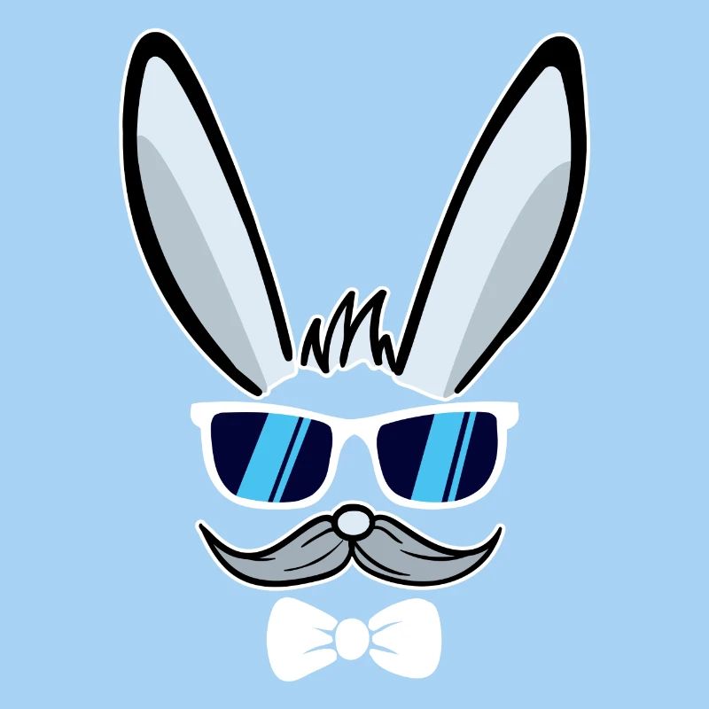 He | Easter bunny face Easter bunny Happy Easter