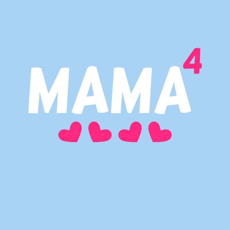 Mama hoch Vier 4 Kinder