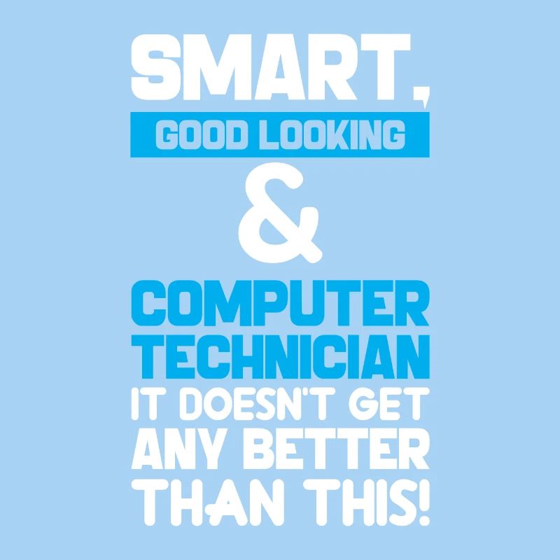 Smart Good Looking Computer Technician