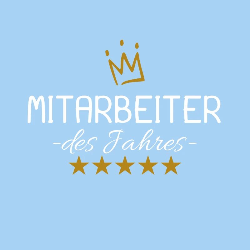 Mitarbeiter des Jahres mit Krone Geschenk