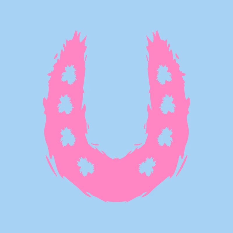 Cheval symbole de fer à cheval