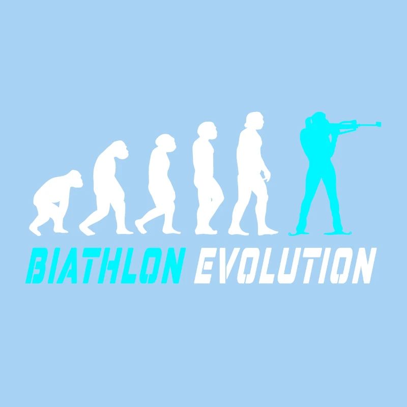 Conception / idée cadeau Evolution biathlon