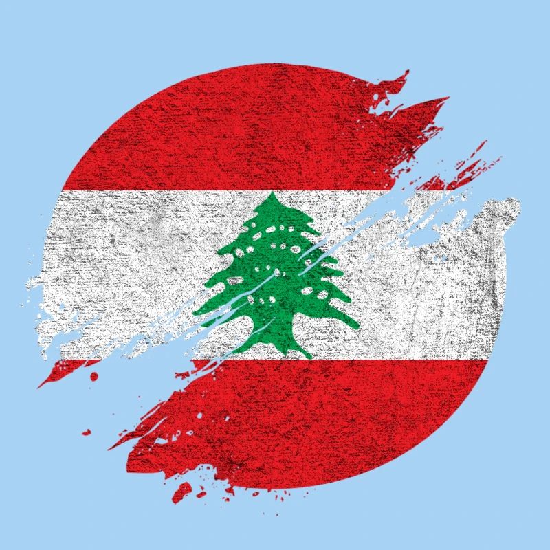 Libanon Vintage Kreis / Geschenkidee