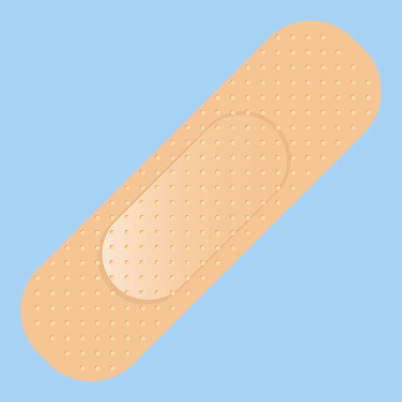 simple sticking plaster as a design element
