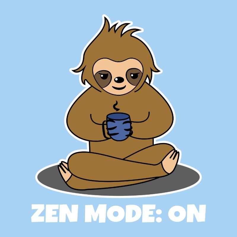 Coffee Drinker Sloth Coffee Cup Coffee Saying