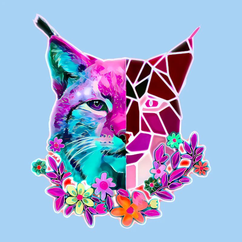 Lynx Cat Couleurs d’été