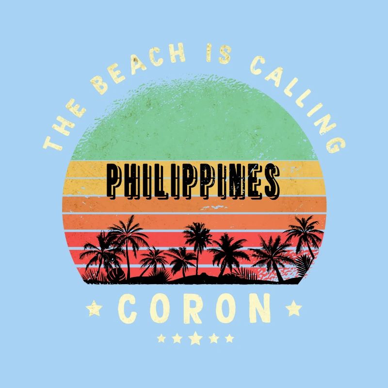 Design de plage Coron Indonésie