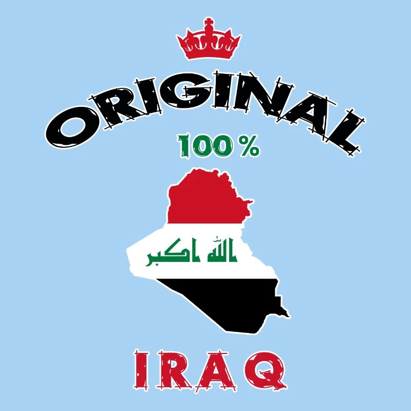 Design original 100 % drapeaux de l'Irak