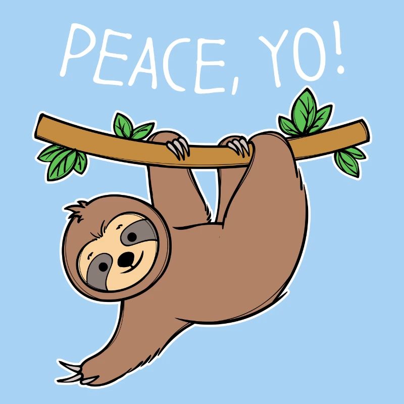 Cool Faultier Statement Urwaldbewohner Säugetier