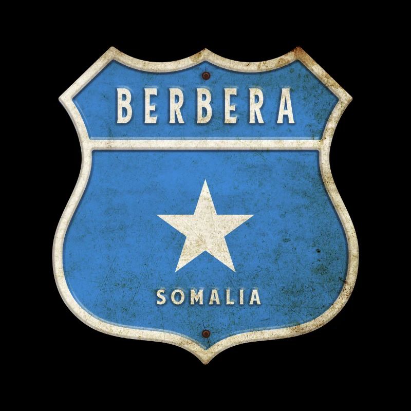 Berbera Somalia Wappen Flaggen Design
