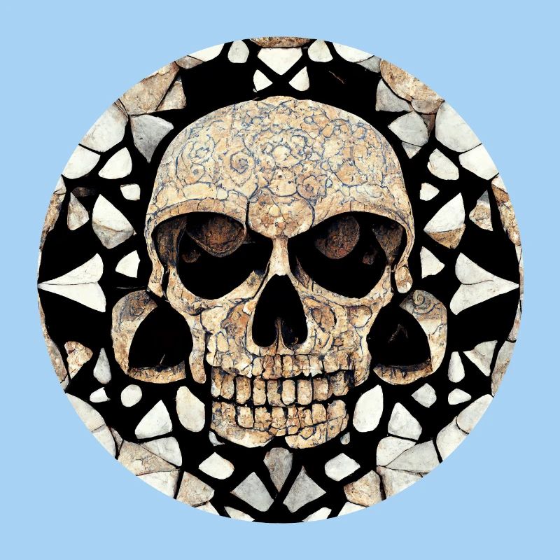 Maya-Kunst - Stammesschädel