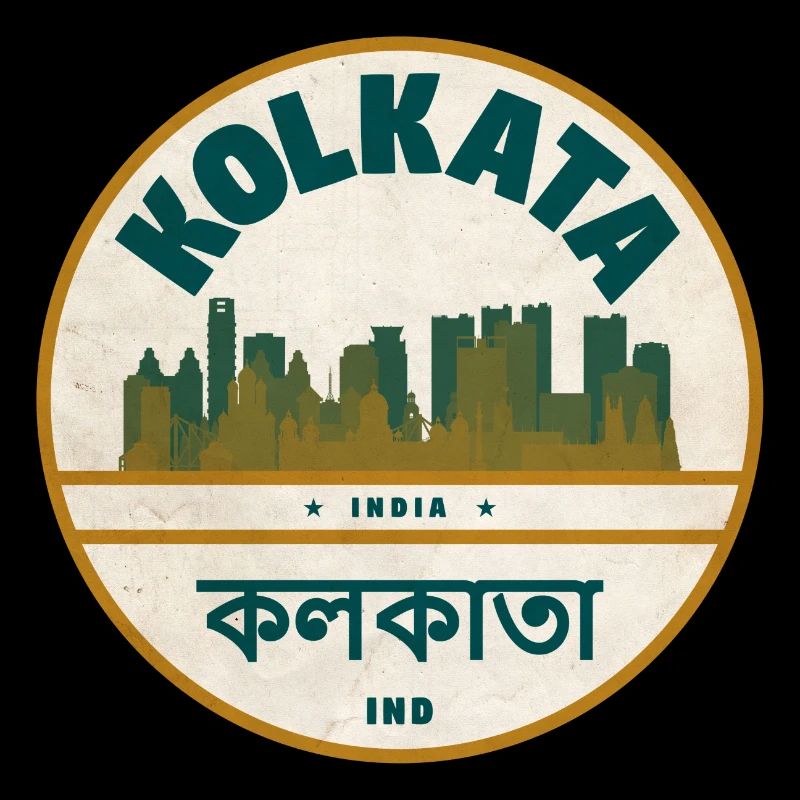 Kolkata Skyline Abzeichen