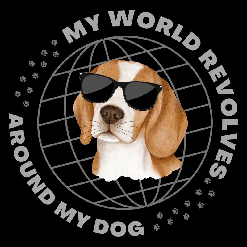 Mon monde tourne autour de mon chien - Beagle Lovers