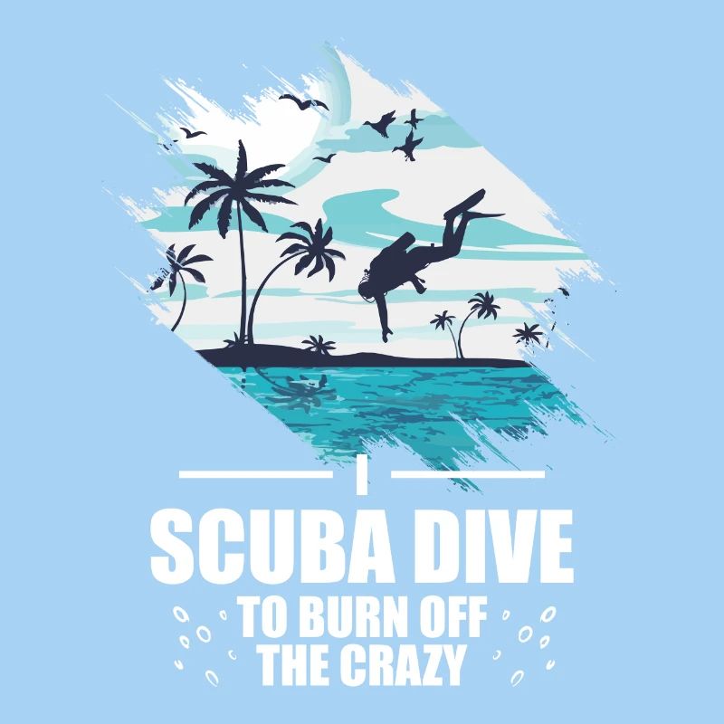 Scuba Diver Speerfischen Design