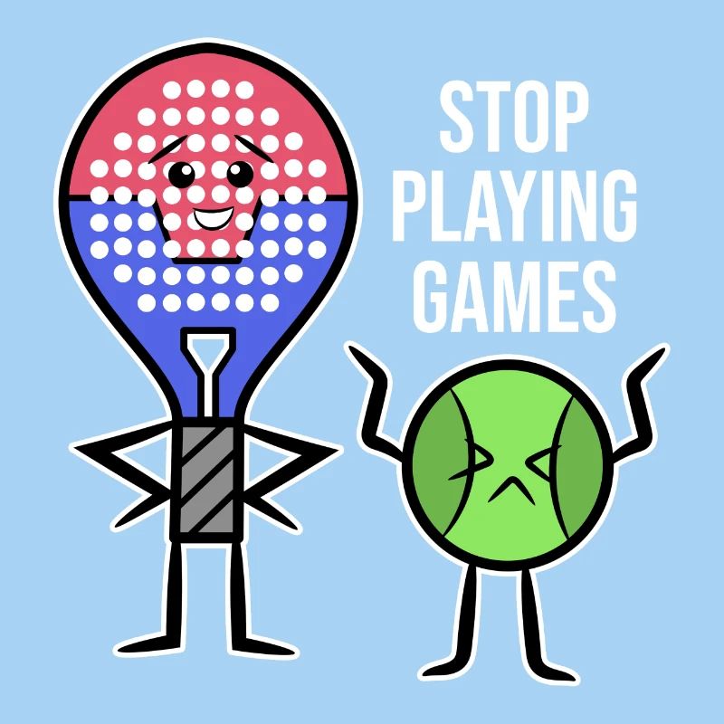 Spieler Statement Schläger Padel Padelteam Bälle