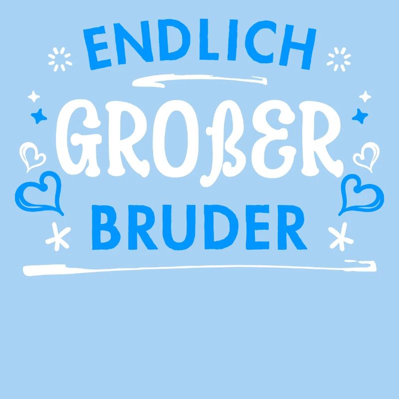 Bruderherz Statement Stolzer Großer Bruder Herz