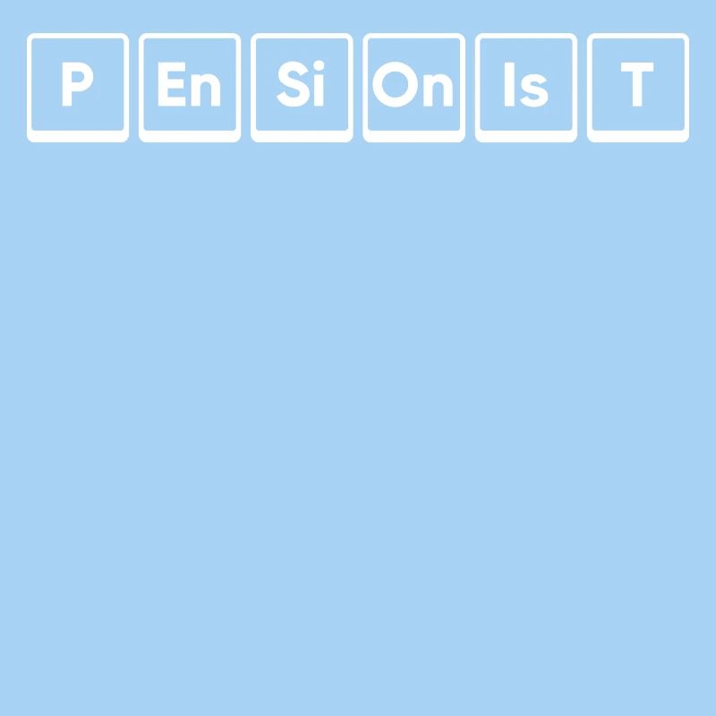 Pensionist Ruhestand Statement Freizeit Abschied