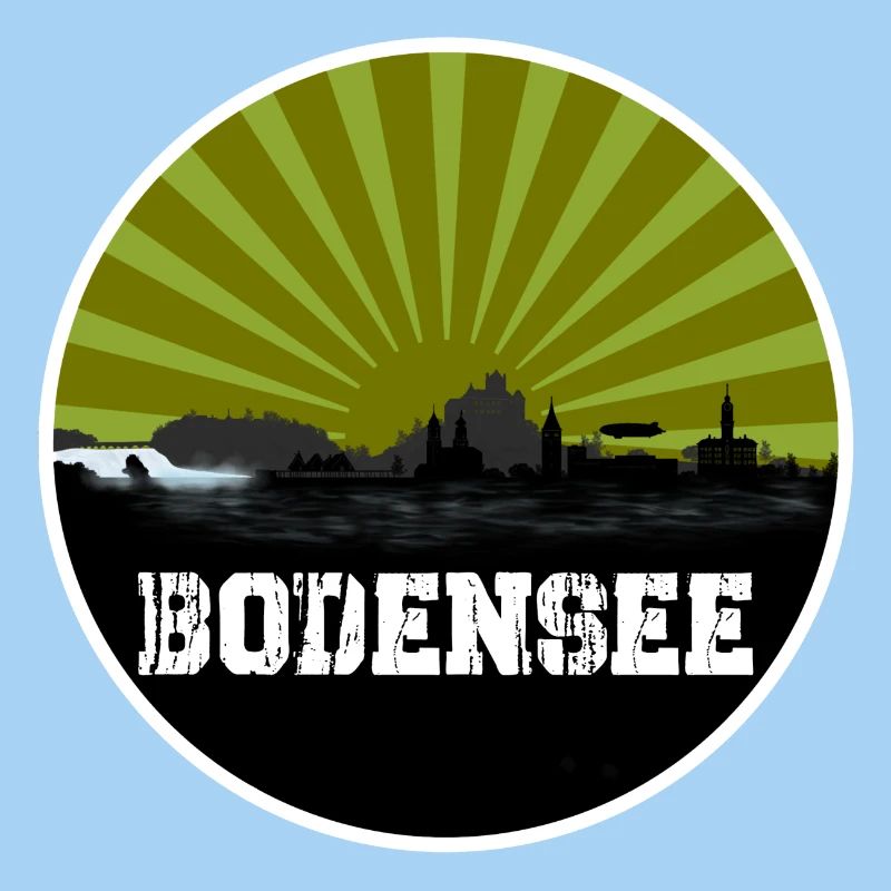 Bodensee Retro Skyline