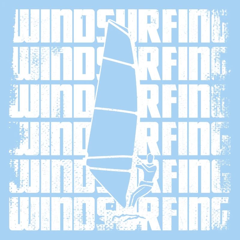 Funny windsurfer