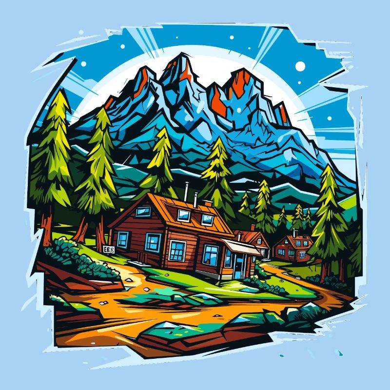 Paysage - Illustration