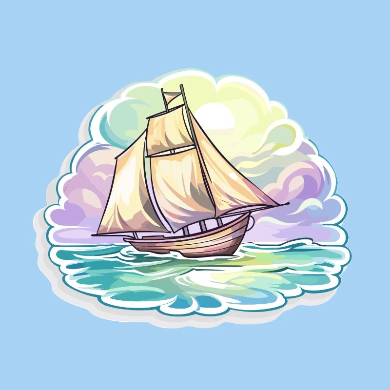 Sailboat - illustration