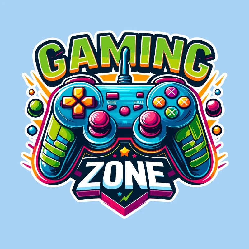 Gaming Zone - Controller Illustration