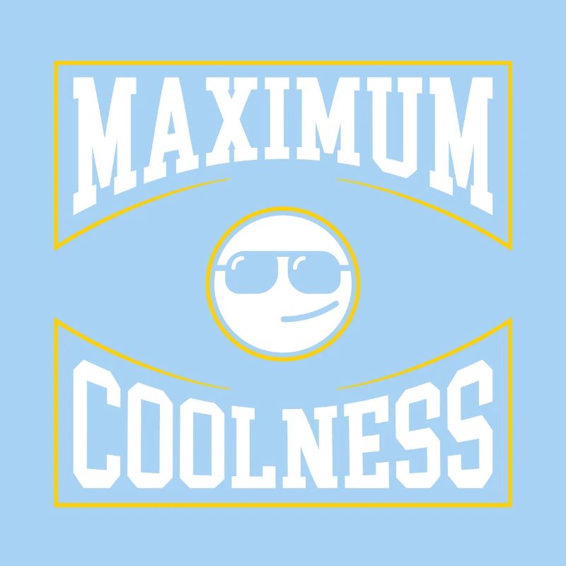 Maximale Coolness Retro Emoticon Design