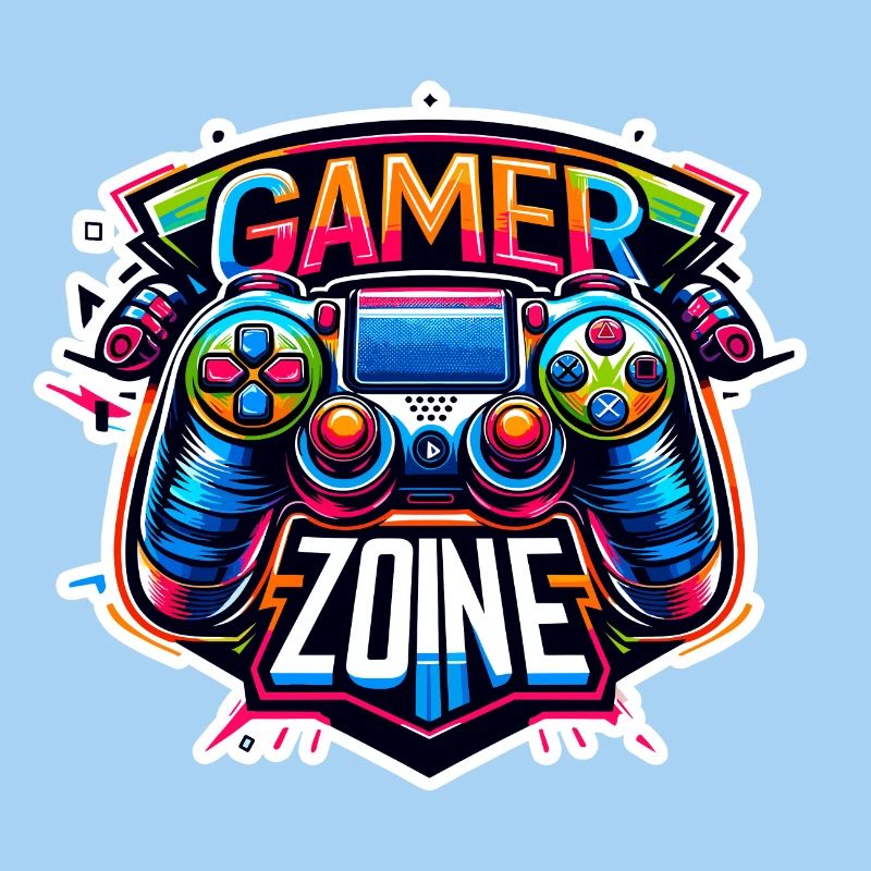 Gamer Zone - Controller Illustration