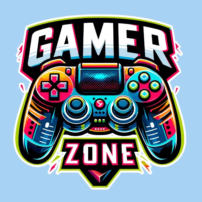 Gamer Zone - Controller Illustration