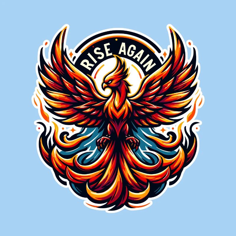 Rise Again - Phönix Illustration