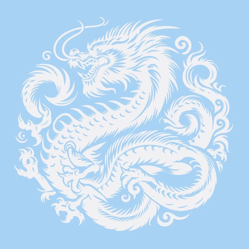 Chinesisches Drachen-Tattoo