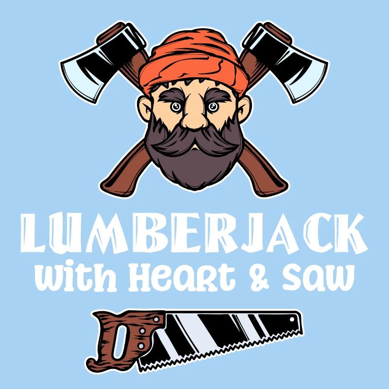 Axt Holzfäller Statement Säge Holzarbeit Forst