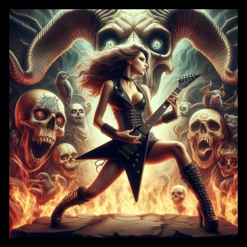 Heavy-Metal-Konzert in der Hölle