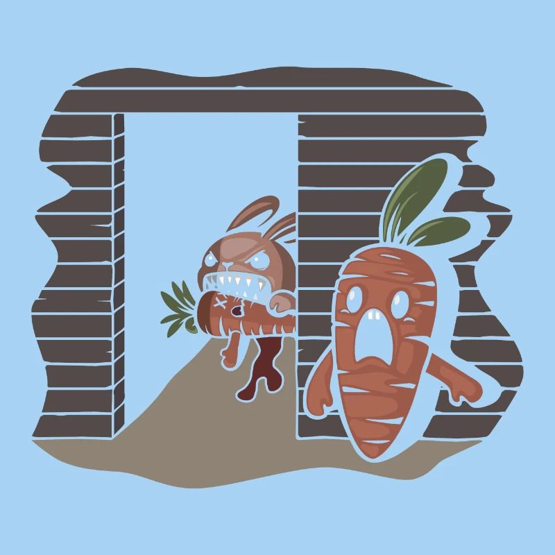lapin tueur en série de carottes