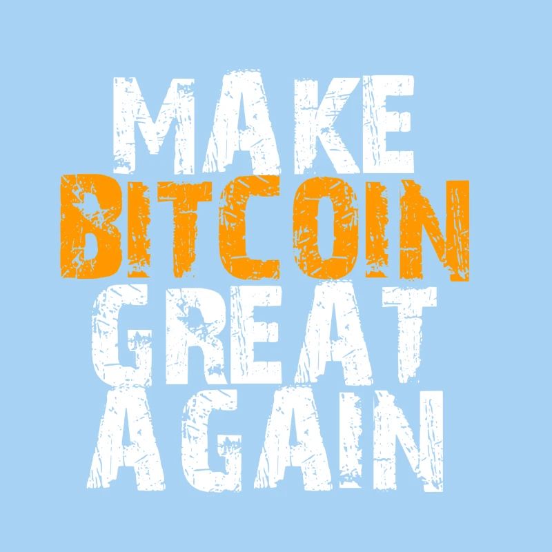 Make Bitcoin Great Again Conception motivante
