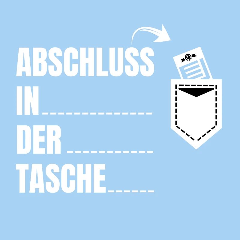 Abschluss in der Tasche Schulabschluss