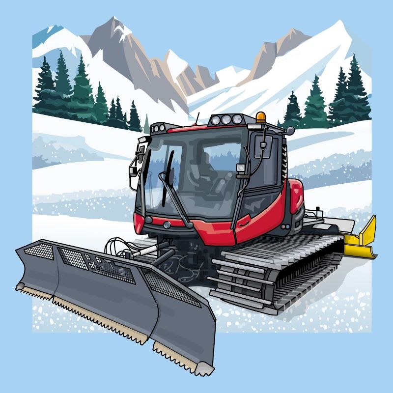 Déneigement de la dameuse