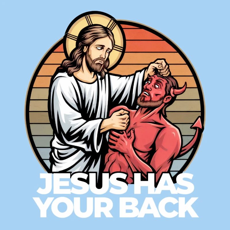 Jésus vous soutient comme une source d’inspiration