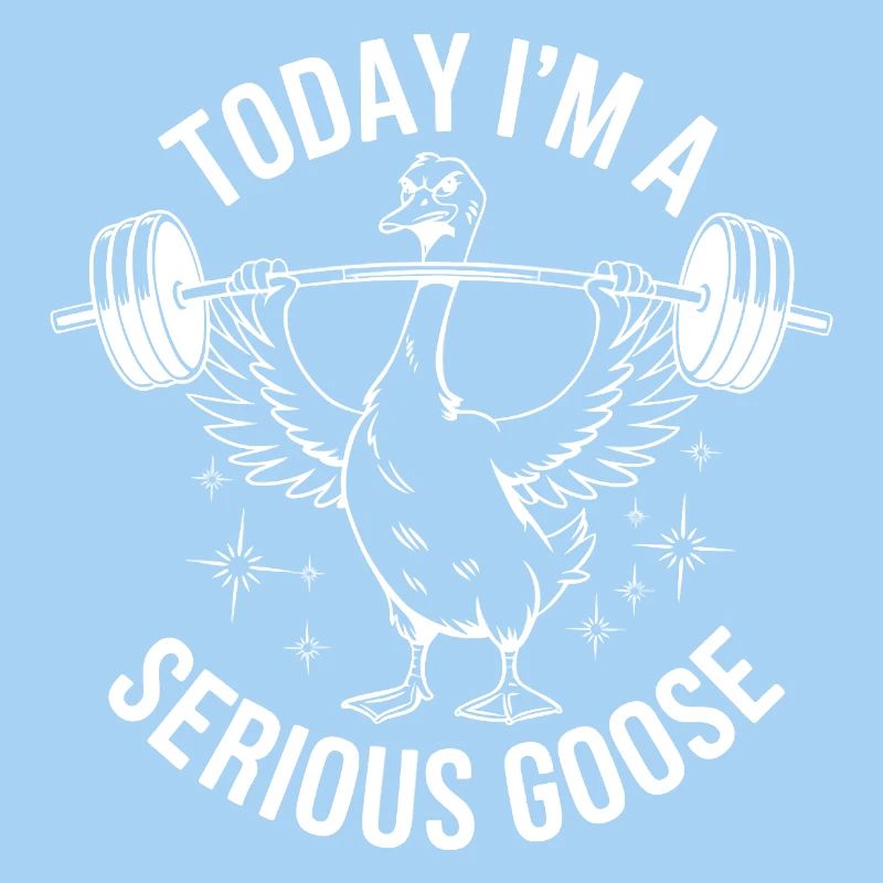 Ernsthafter Gänseheber